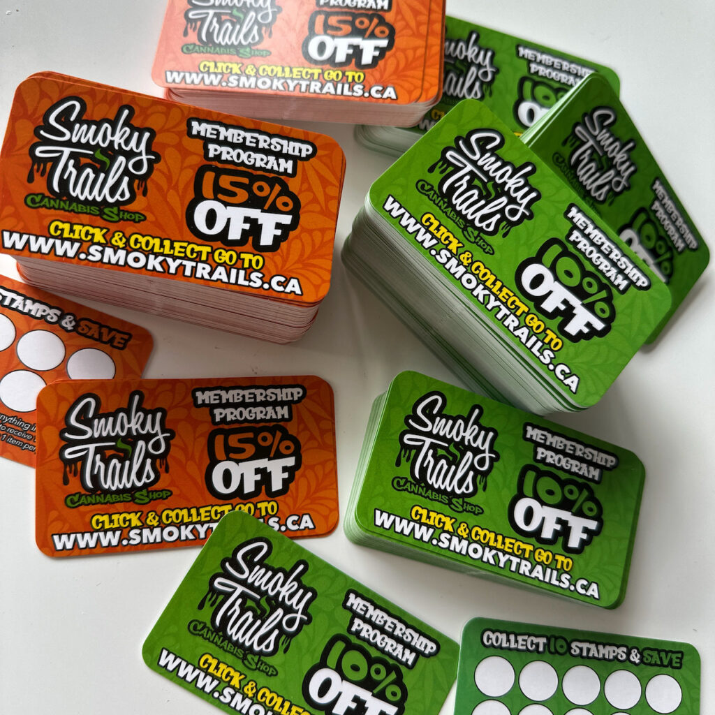 Winnipeg weed dispensary member cards
